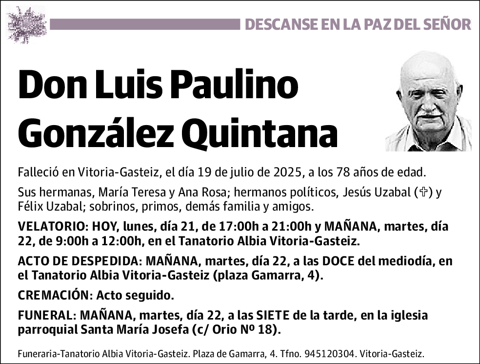 Luis Paulino González Quintana