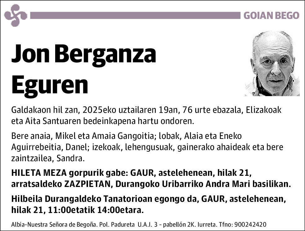 Jon Berganza Eguren