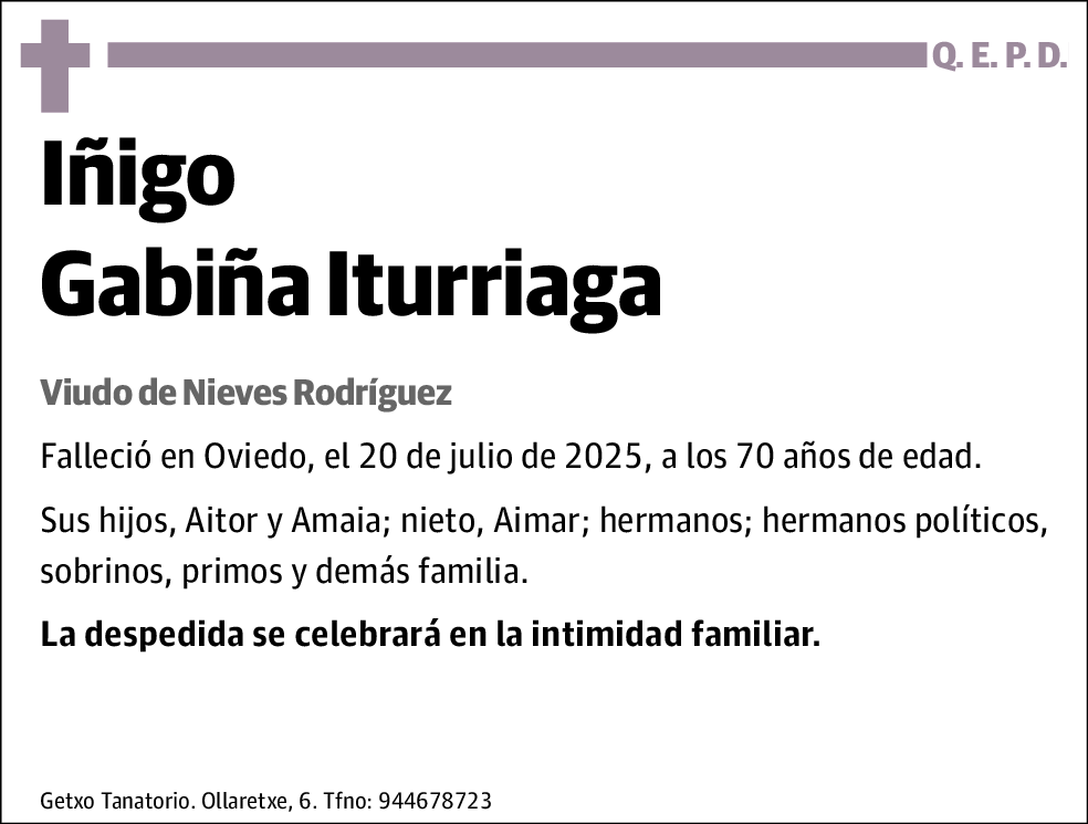 Iñigo Gabiña Iturriaga