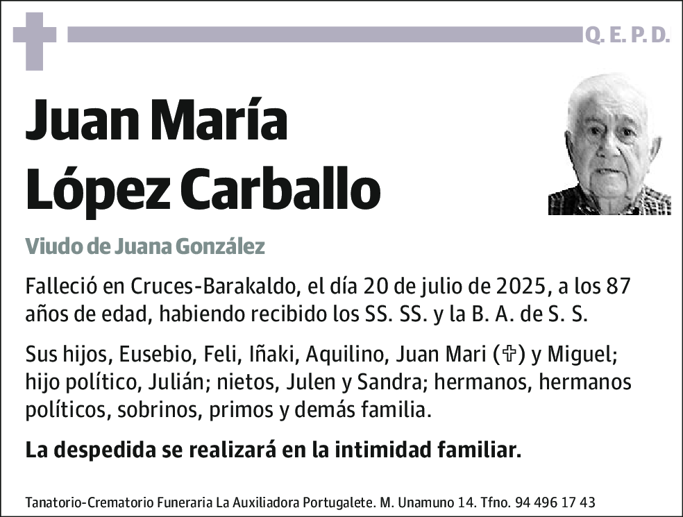 Juan María López Carballo