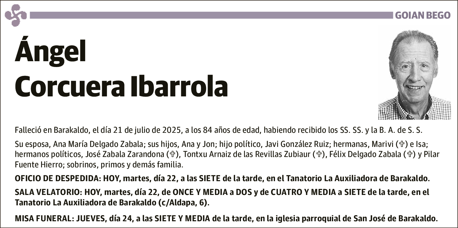 Ángel Corcuera Ibarrola