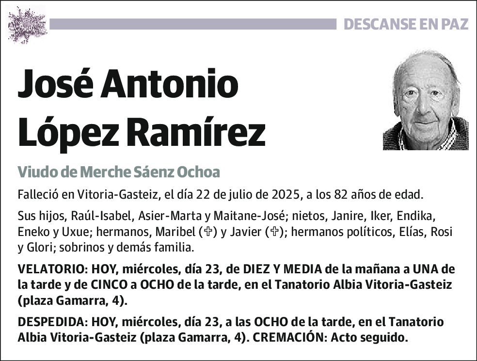 José Antonio López Ramírez