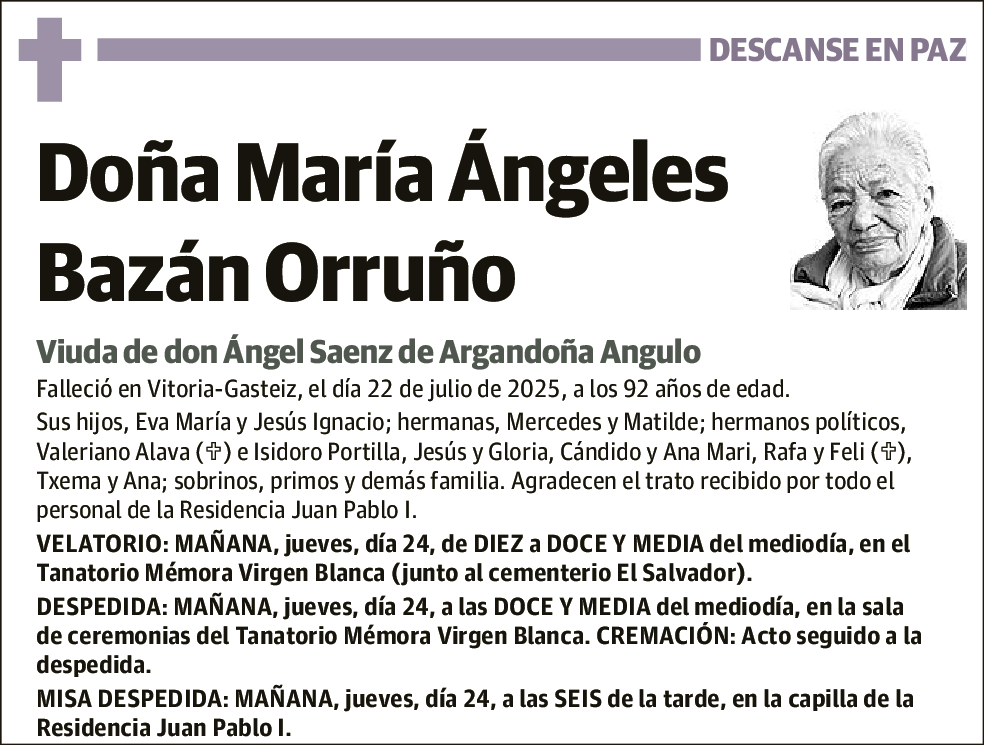 María Ángeles Bazán Orruño