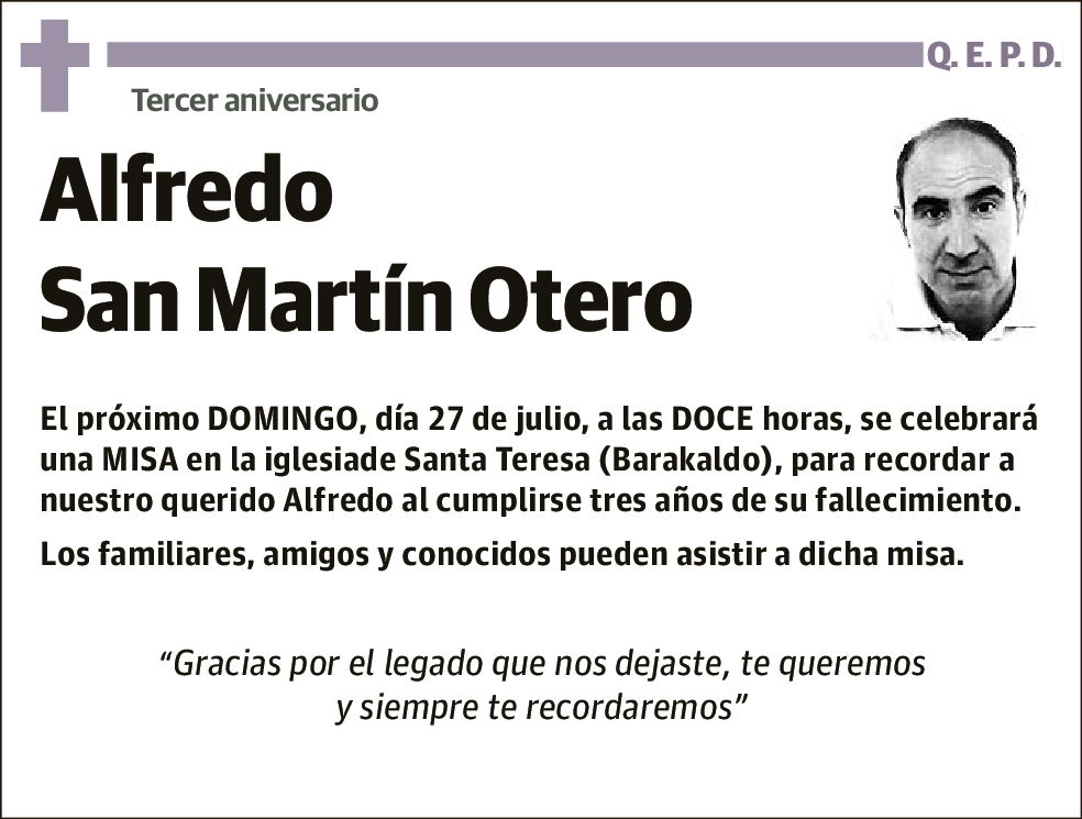 Alfredo San Martin Otero