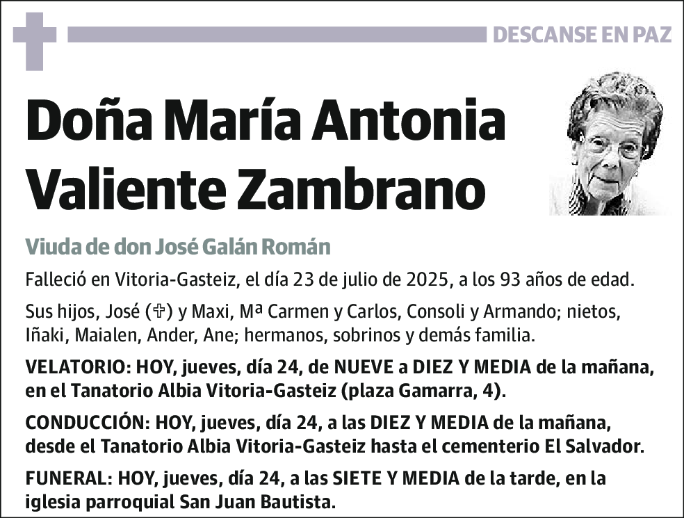 María Antonia Valiente Zambrano