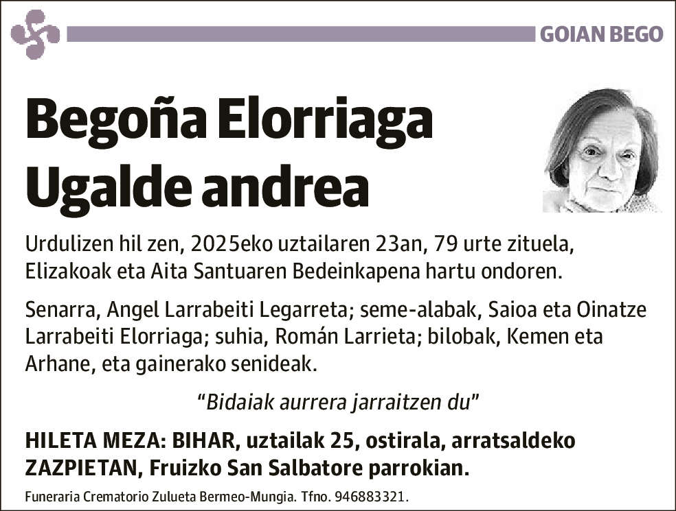 Begoña Elorriaga Ugalde