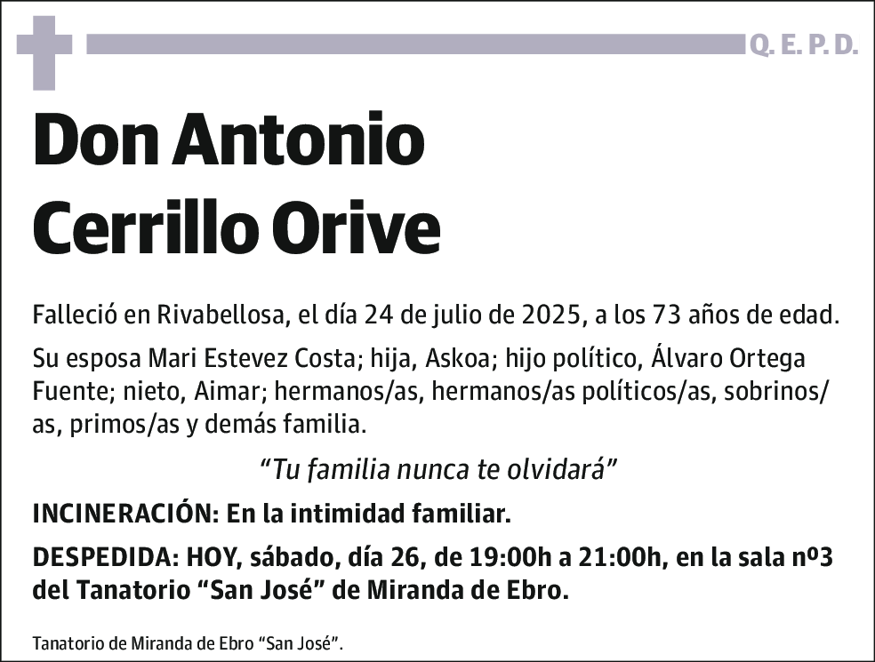 Antonio Cerrillo Orive
