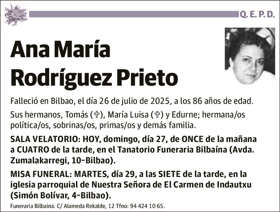 Ana María Rodríguez Prieto
