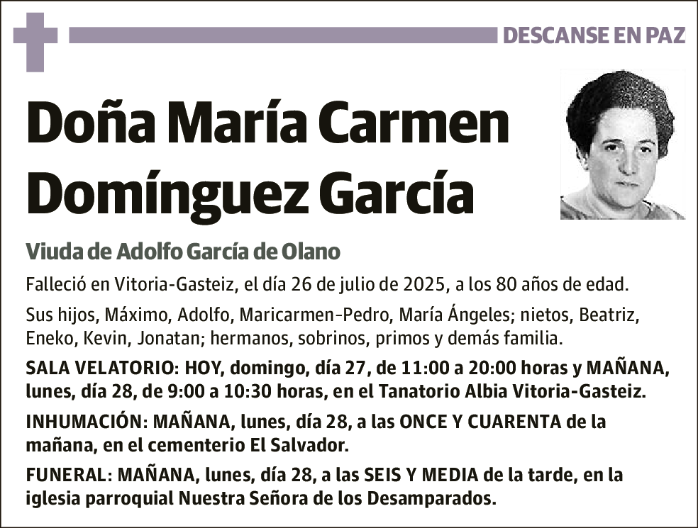 María Carmen Domínguez García