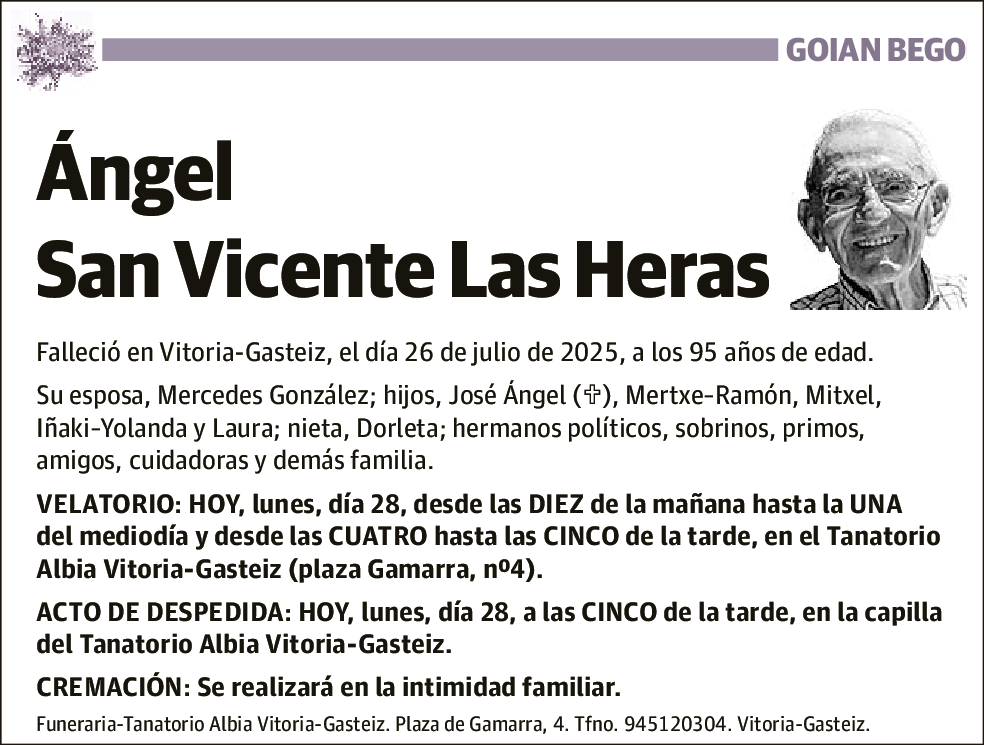 Ángel San Vicente Las Heras