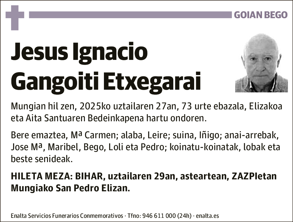 Jesus Ignacio Gangoiti Etxegaray