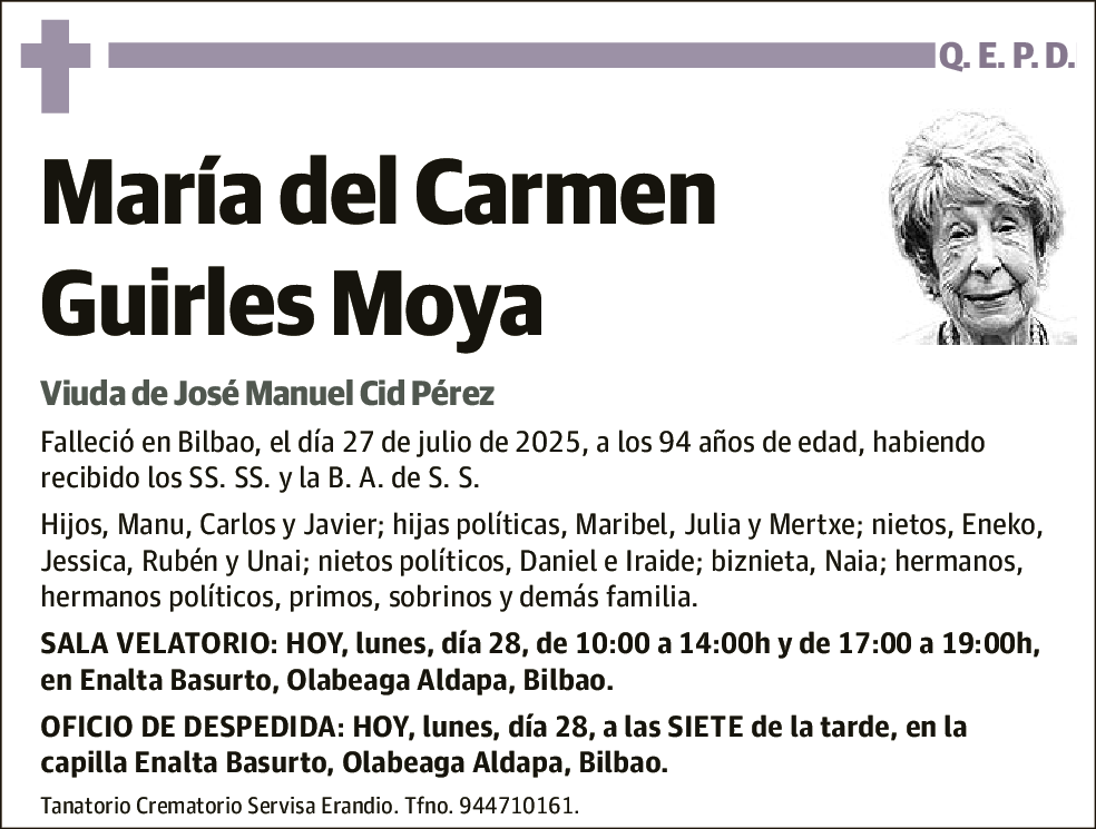 María del Carmen Guirles Moya