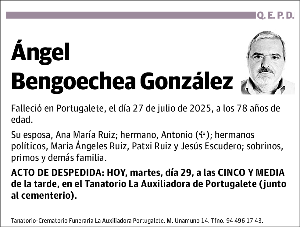 Ángel Bengoechea González