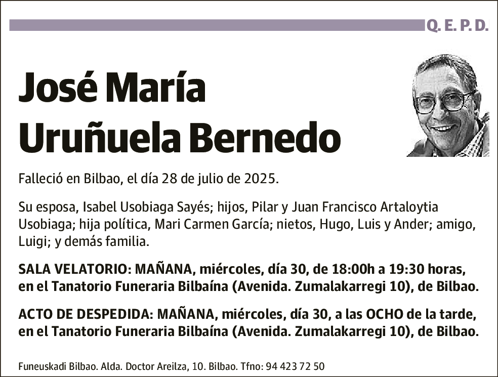 José María Uruñuela Bernedo