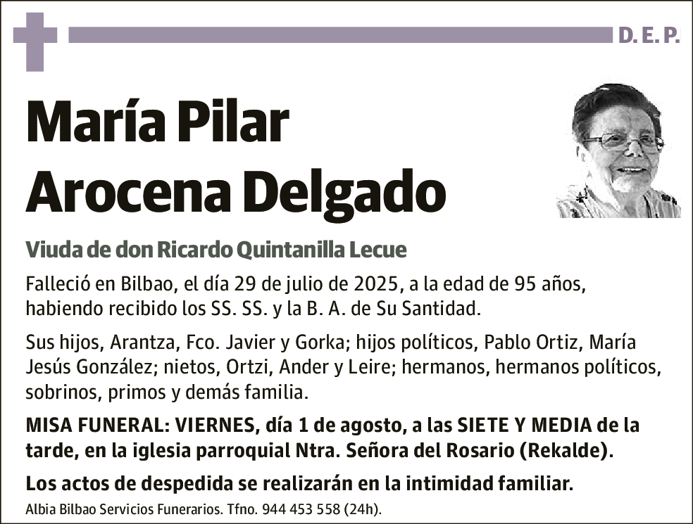 María Pilar Arocena Delgado