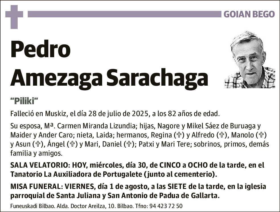Pedro Amezaga Sarachaga