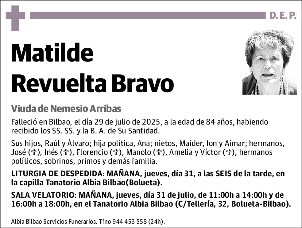 Matilde Revuelta Bravo