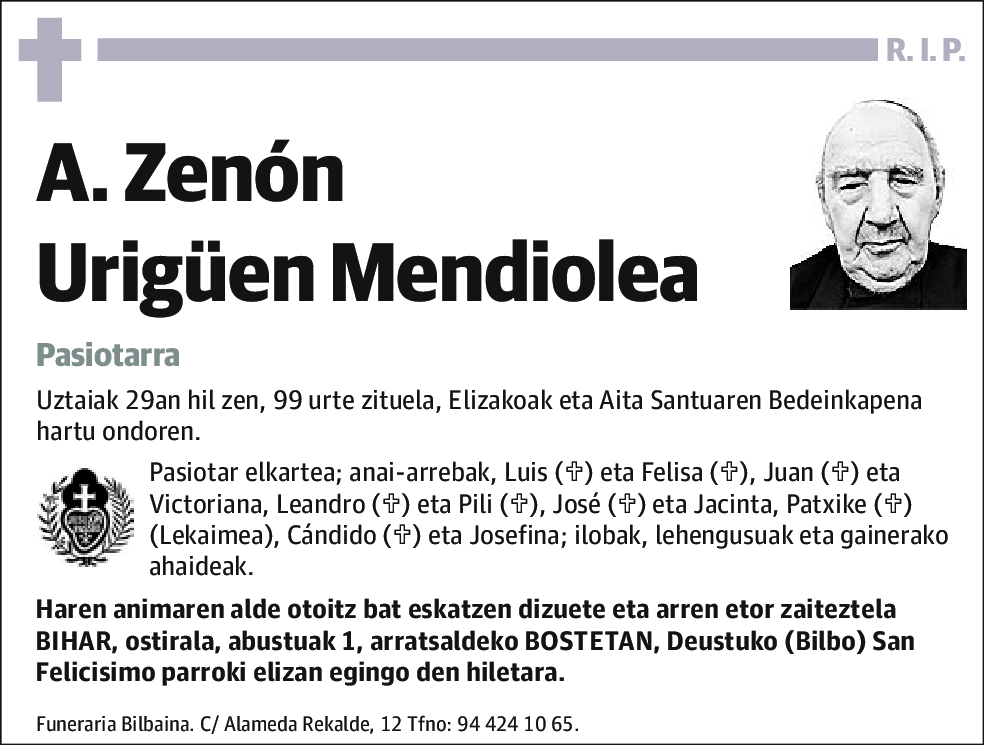 A.Zenón Urigüen Mendiolea