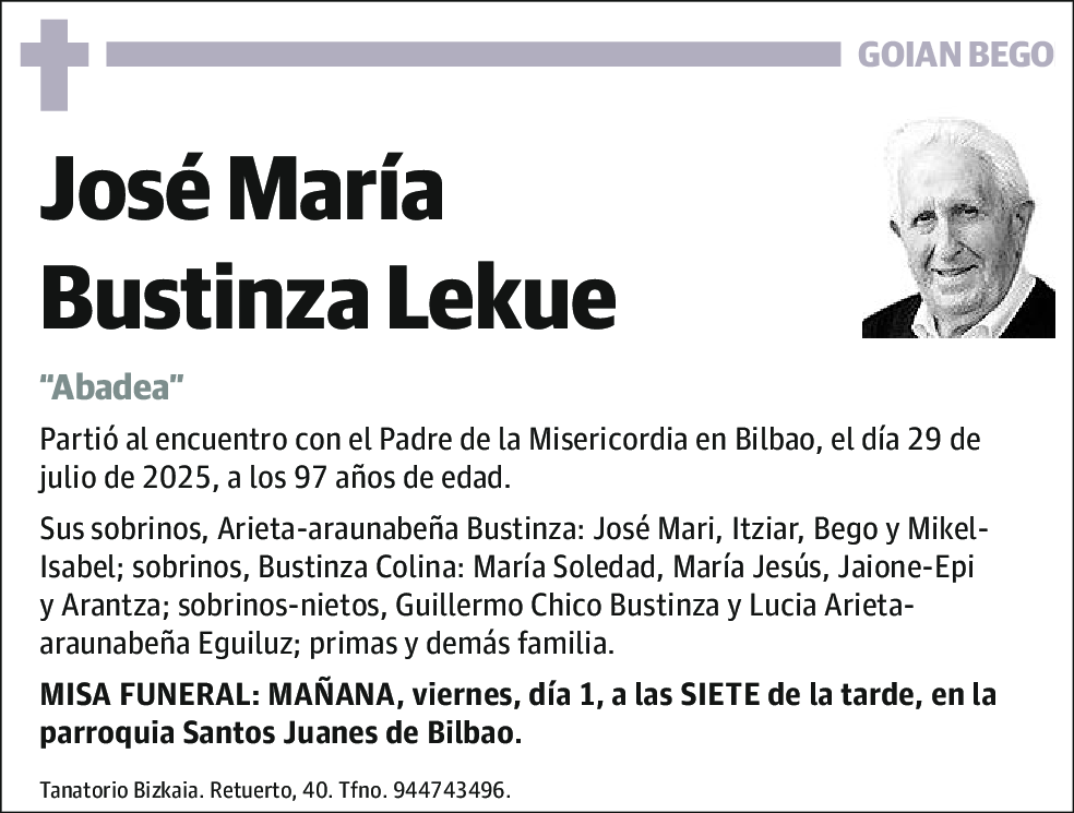 José María Bustinza Lekue