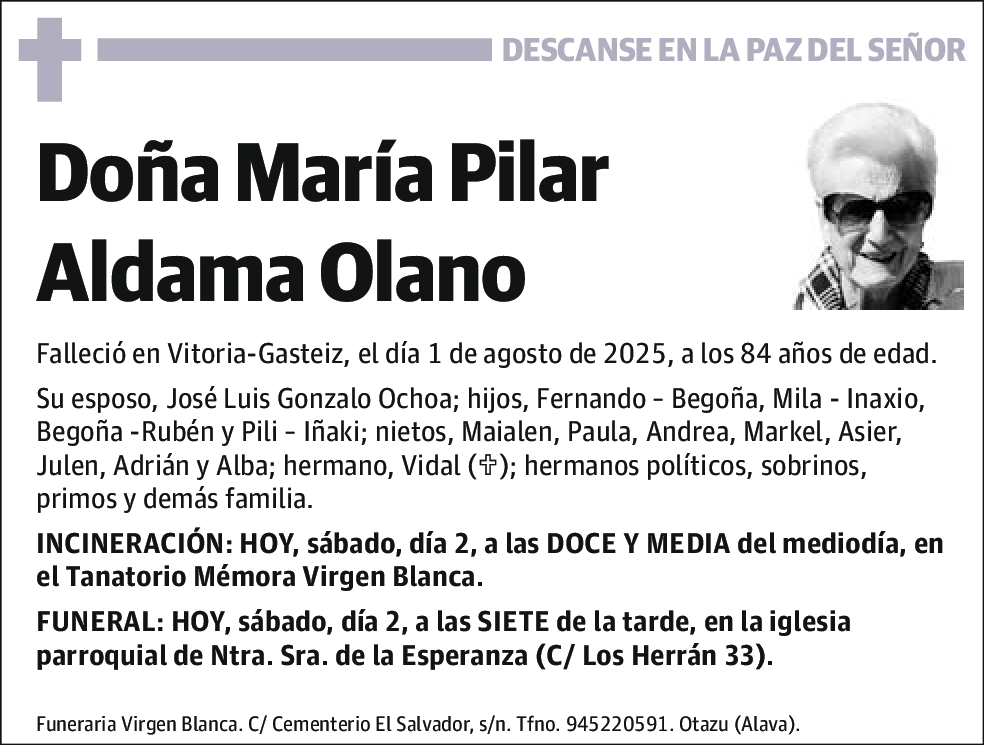 María Pilar Aldama Olano