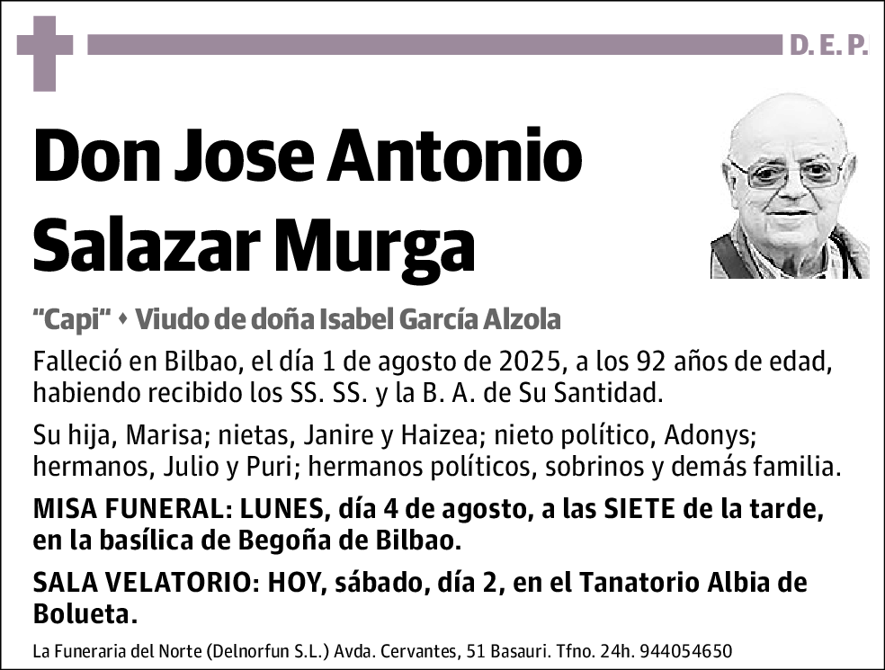 Jose Antonio Salazar Murga