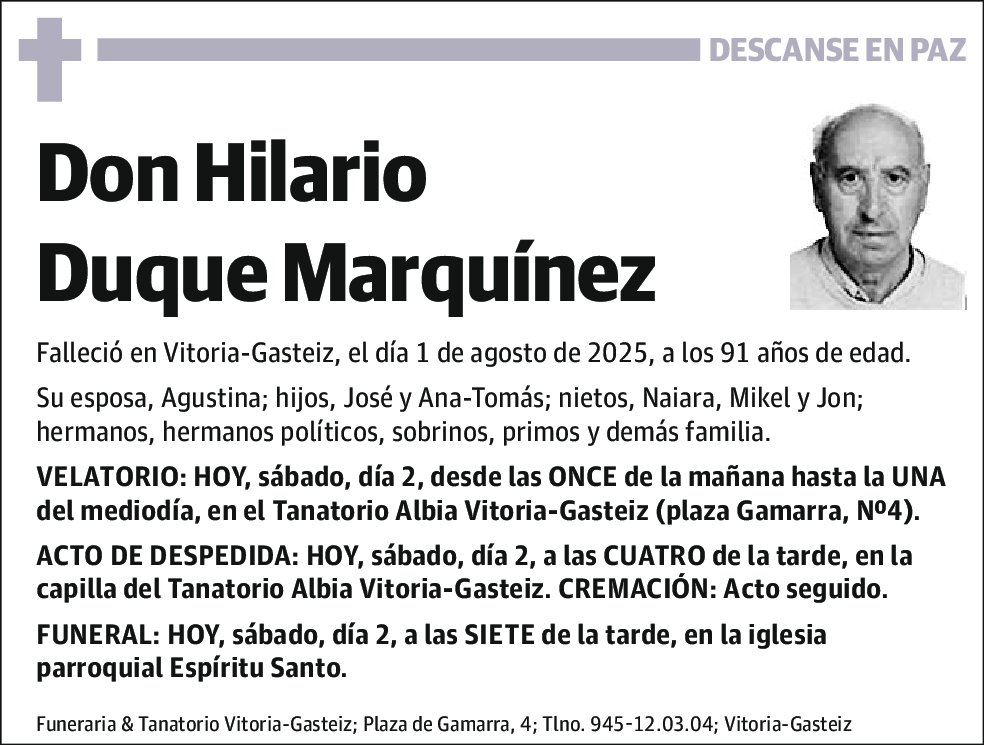 Hilario Duque Marquínez