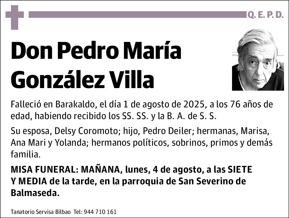 Pedro María González Villa