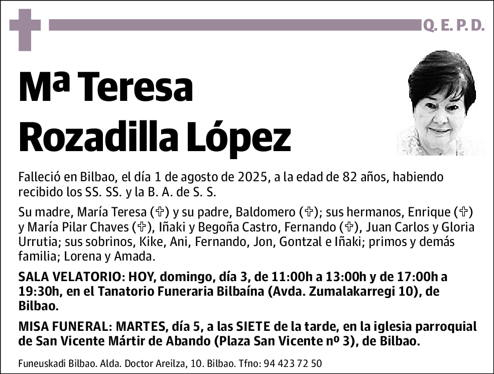 Mª Teresa Rozadilla López