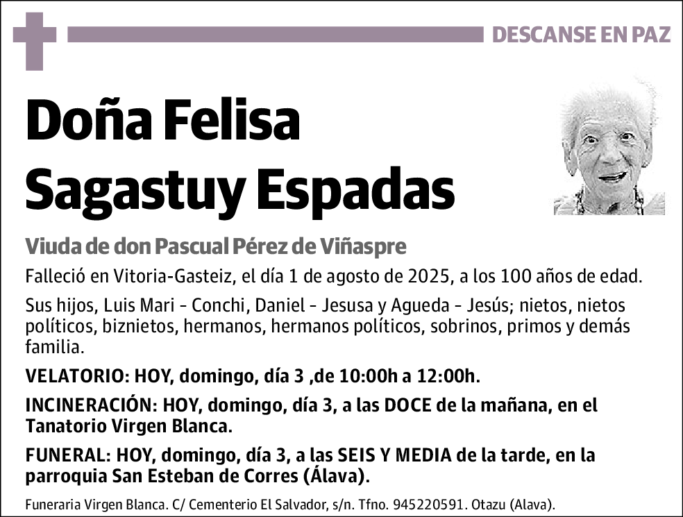 Felisa Sagastuy Espadas