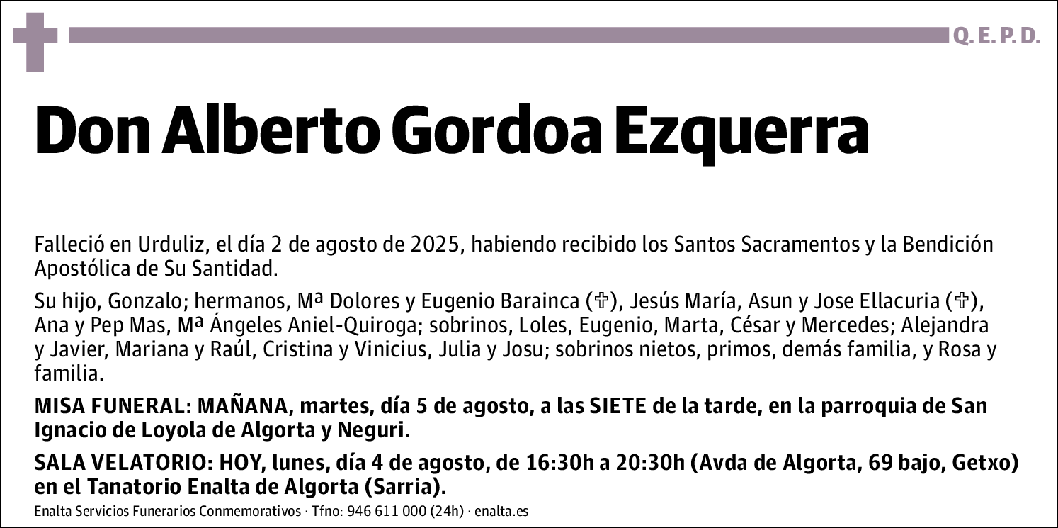 Alberto Gordoa Ezquerra