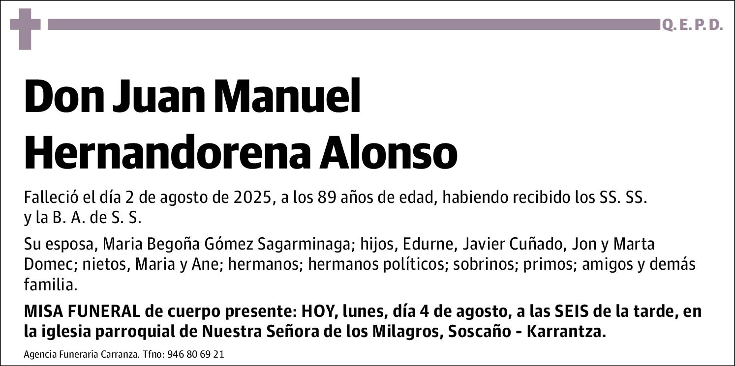 Juan Manuel Hernadorena Alonso