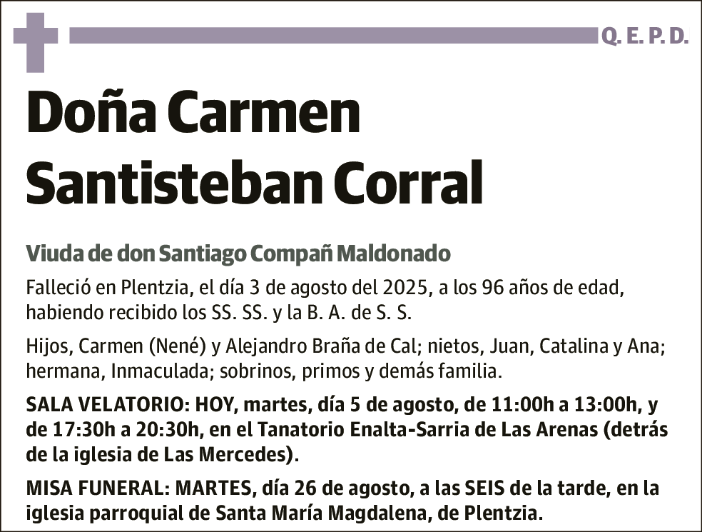 Carmen Santisteban Corral