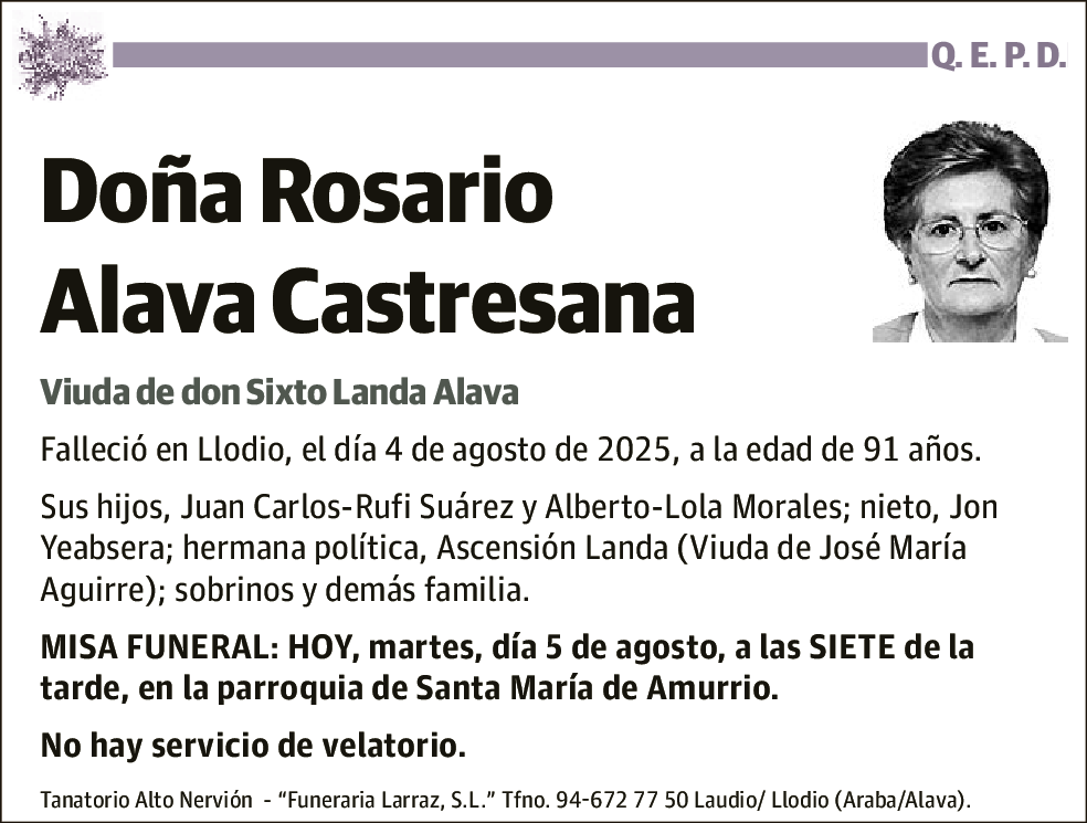 Rosario Alava Castresana