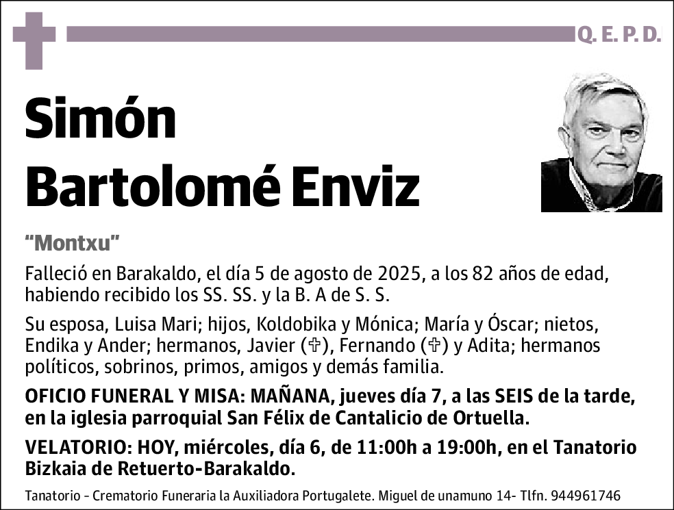 Simón Bartolomé Enviz