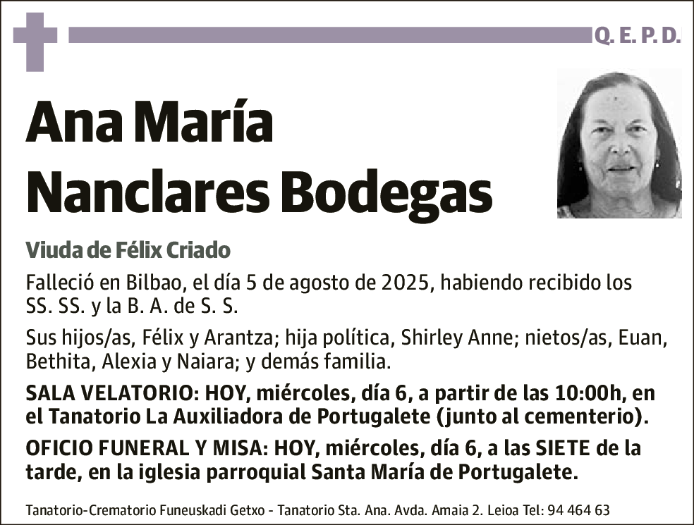 Ana María Nanclares Bodegas