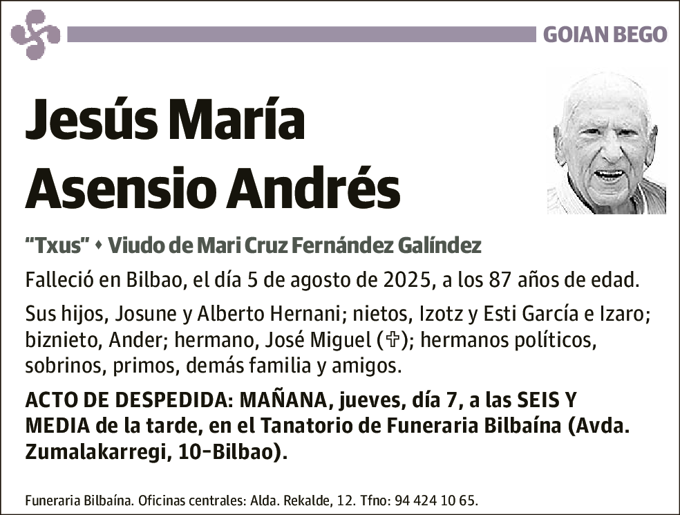 Jesús María Asensio Andrés