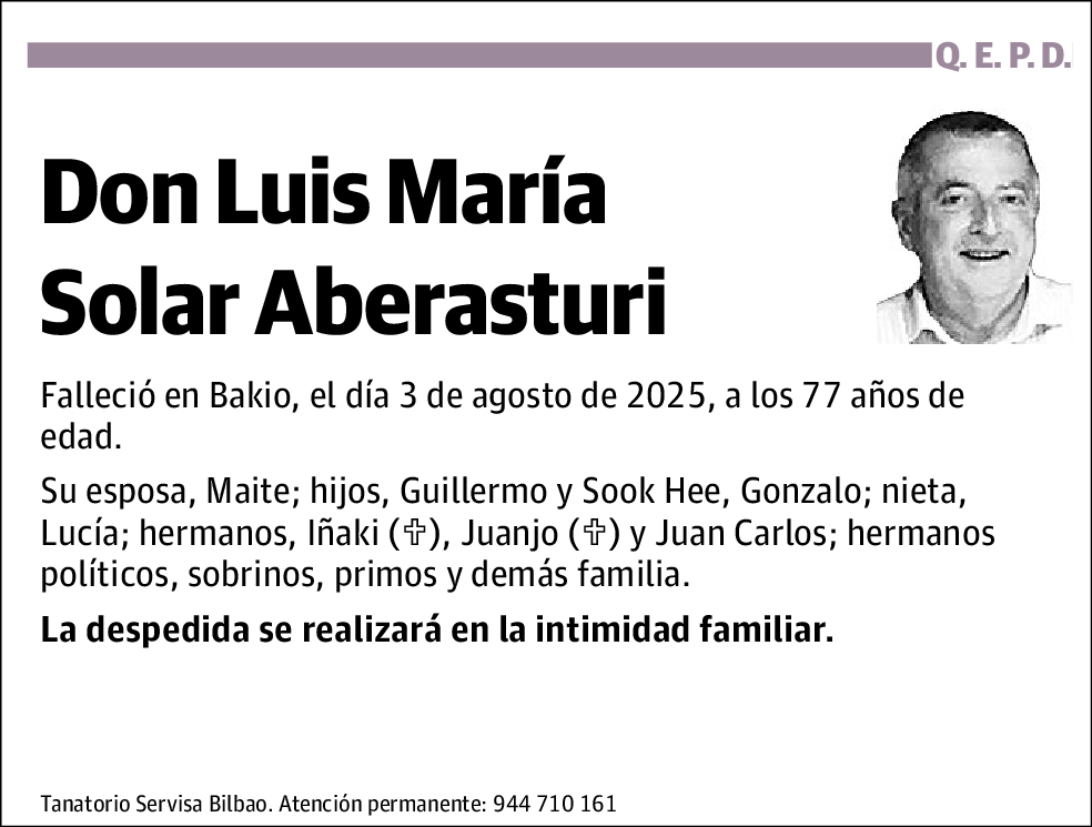 Luis María Solar Aberasturi