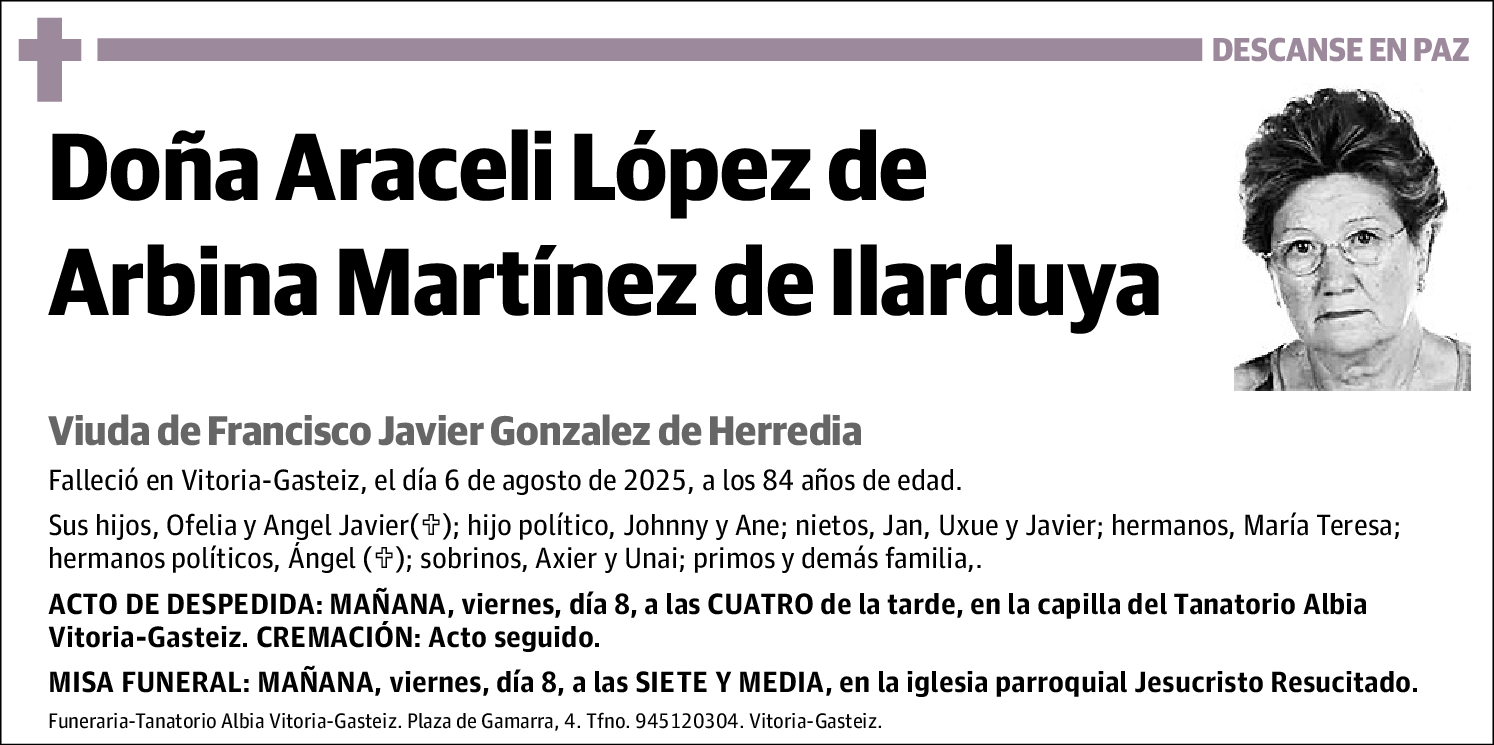 López de Arbina Martínez de Ilarduya