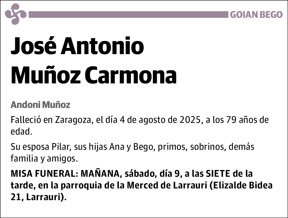 Jose Antonio Muñoz Carmona