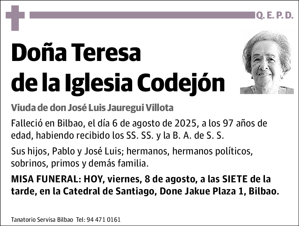 Teresa de la Iglesia Codejón