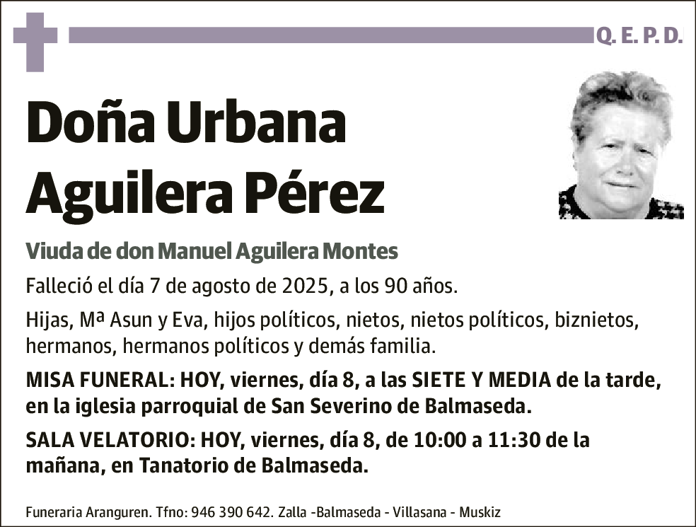 Urbana Aguilera Pérez
