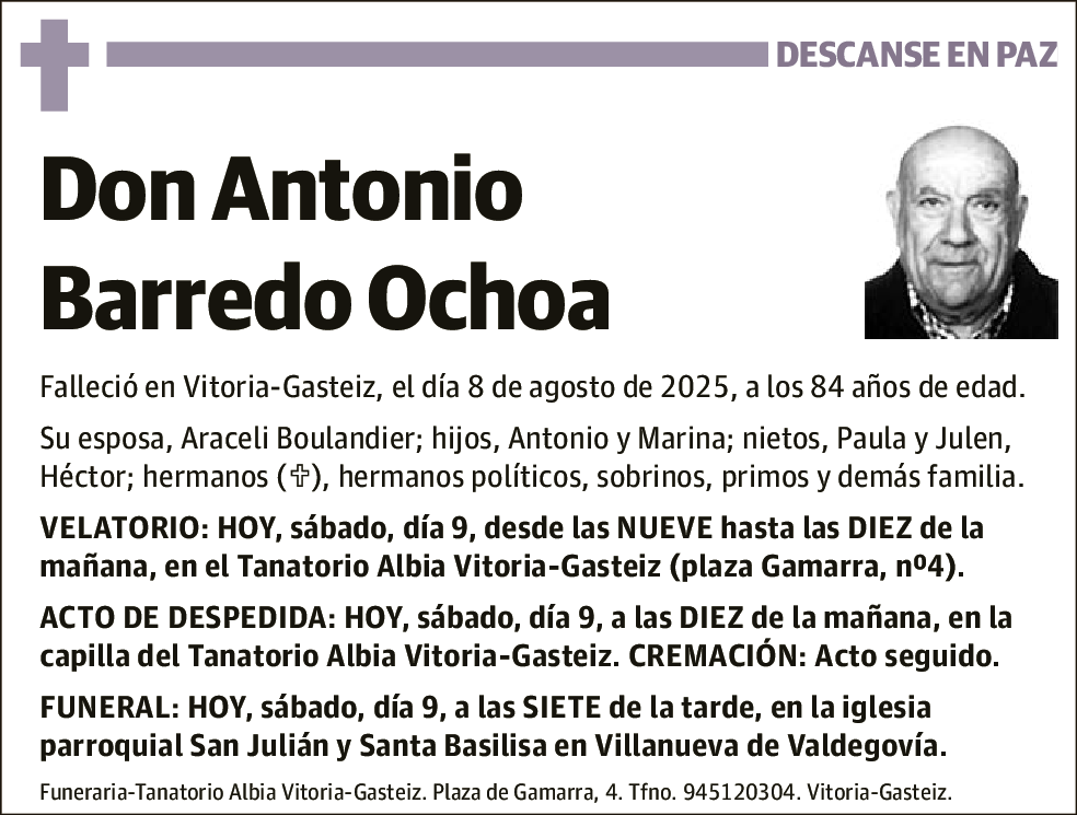 Antonio Barredo Ochoa