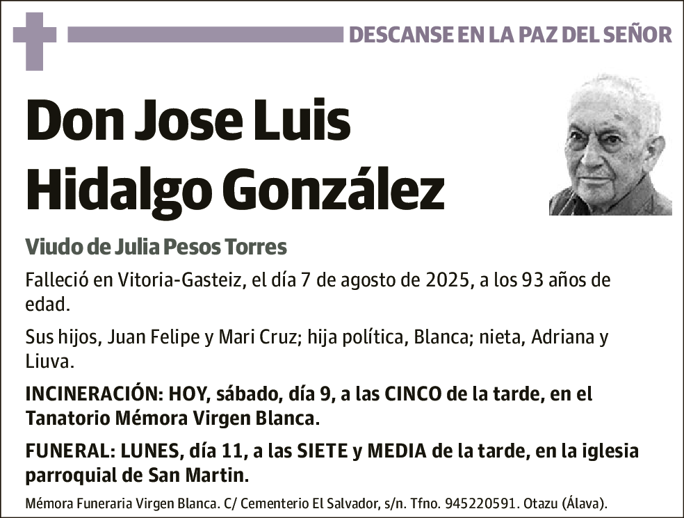 Jose Luis Hidalgo González