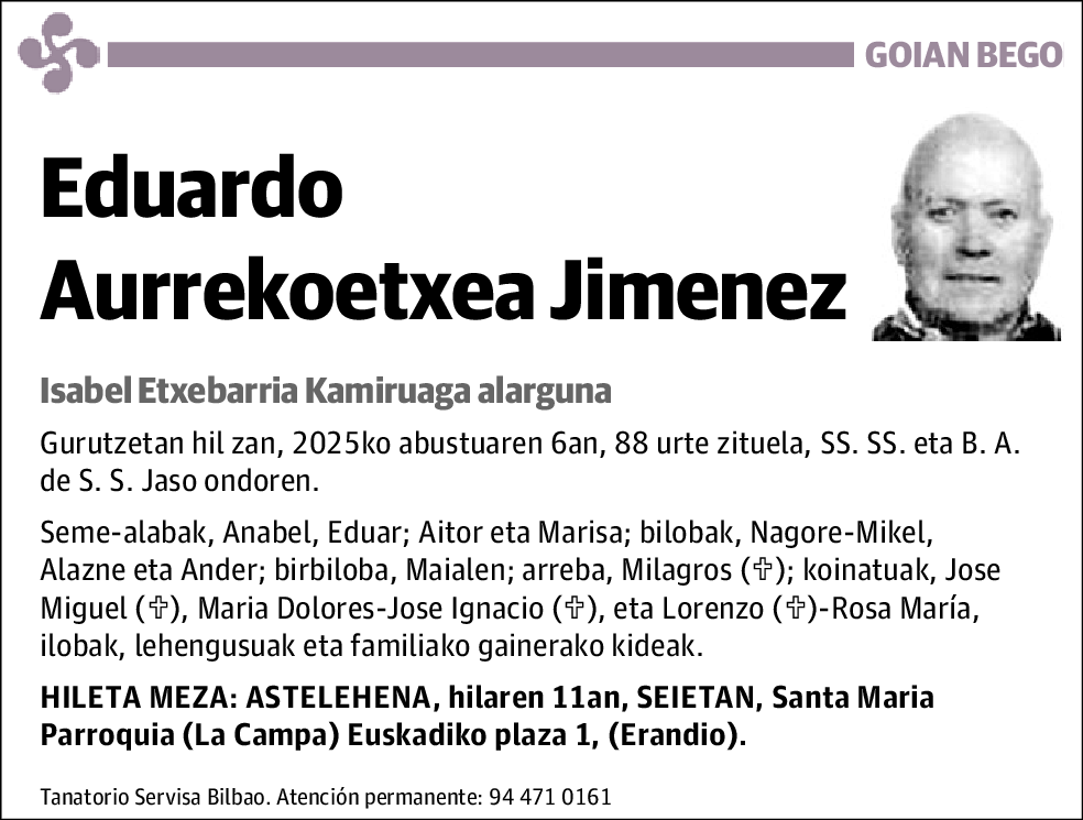 Eduardo Aurrekoetxea Jimenez