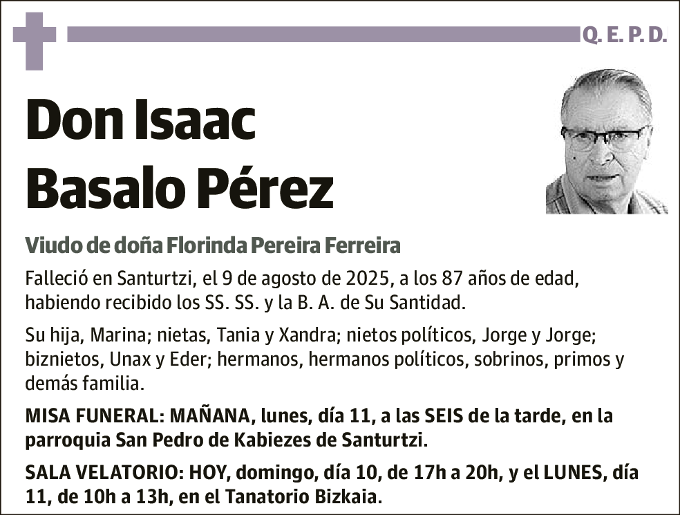 Isaac Basalo Pérez