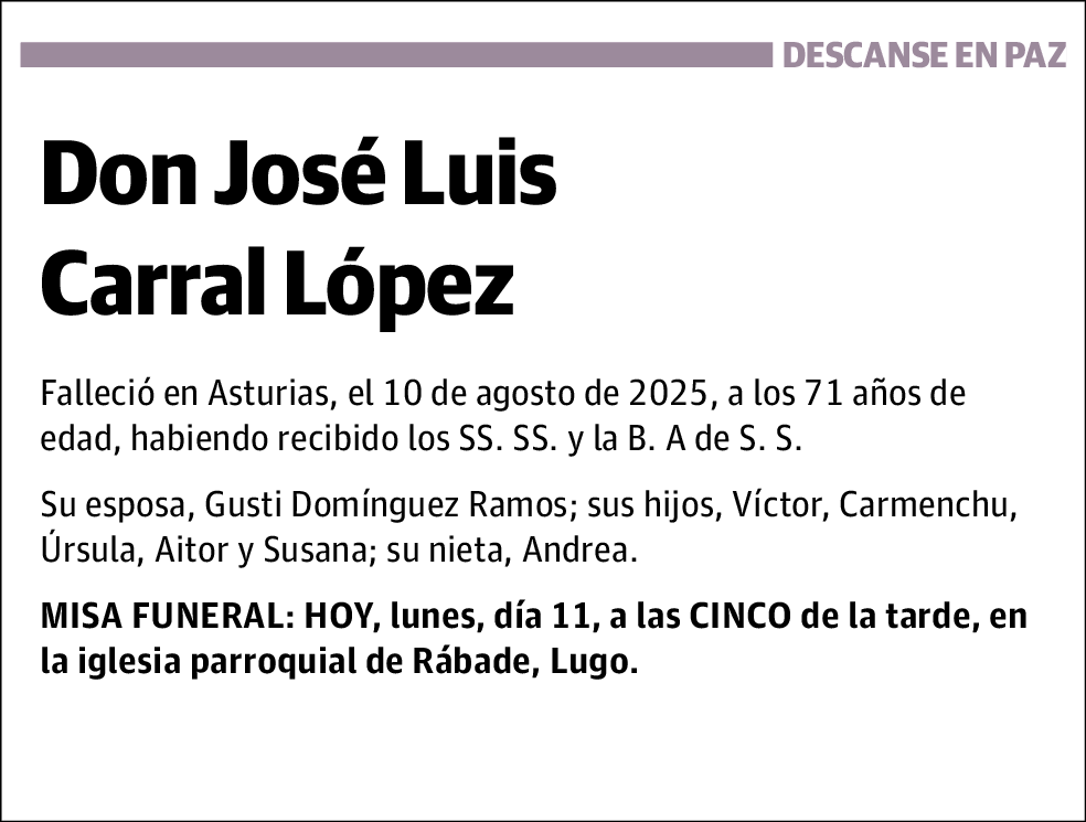 José Luis Carral López