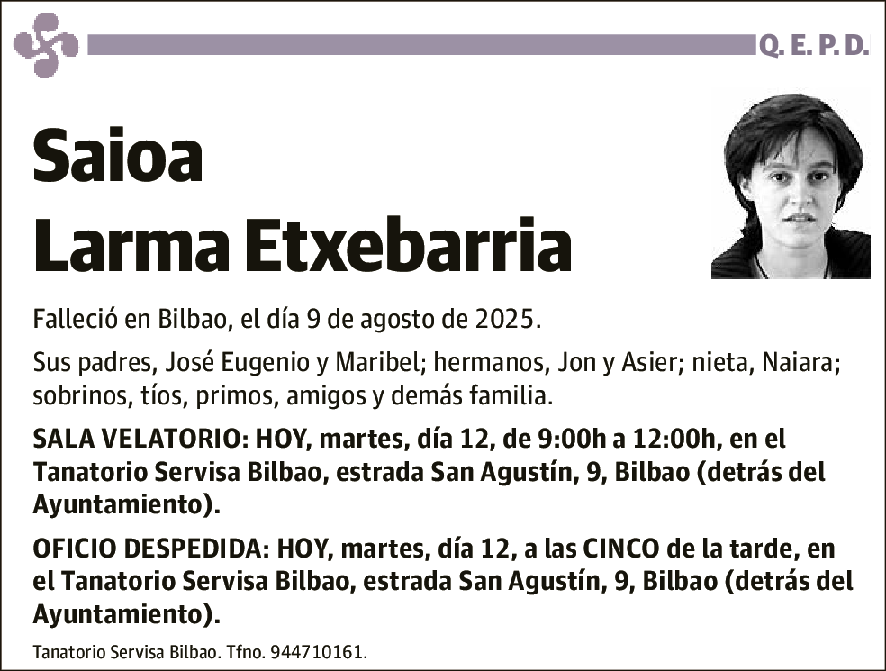 Saioa Larma Etxebarría