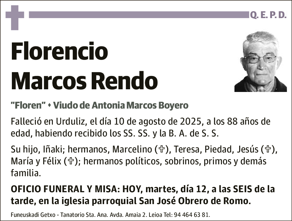 Florencio Marcos Rendo