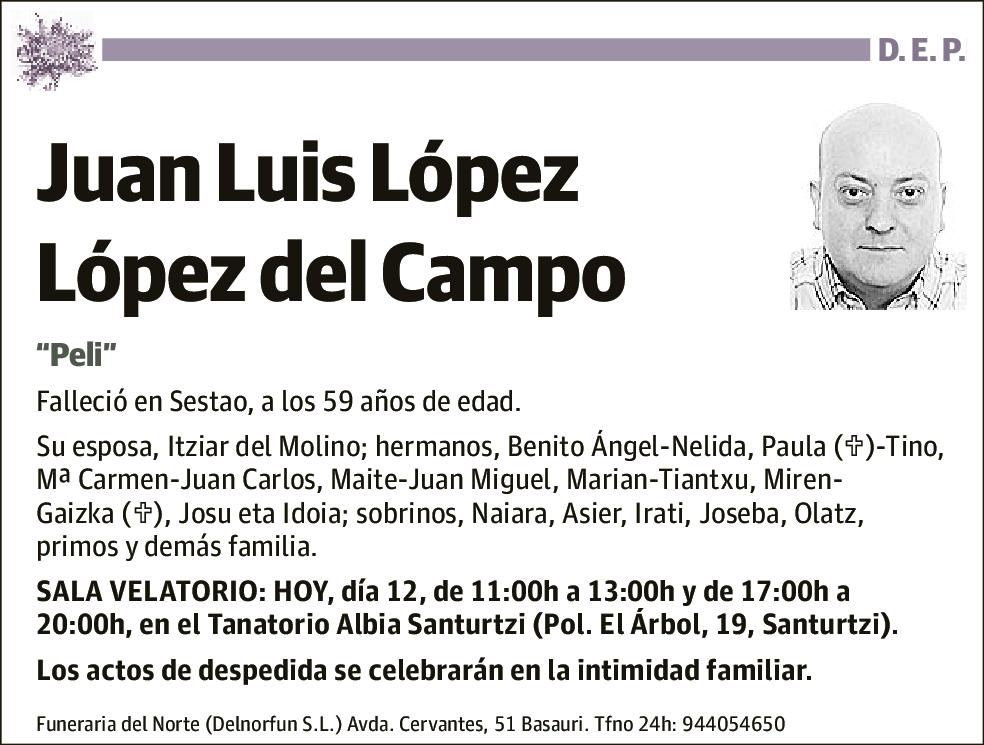 Juan Luis López López del Campo