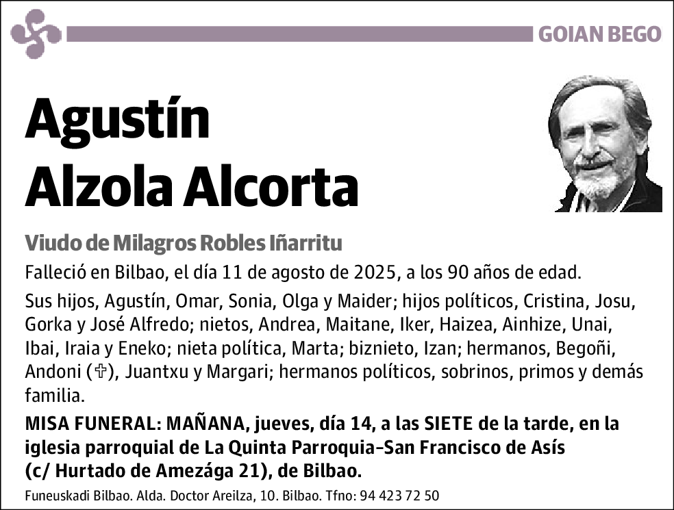Agustín Alzola Alcorta